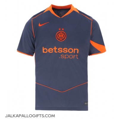 Inter Milan Nicolo Barella #23 Kolmaspaita 2025-26 Lyhythihainen Inter Milan Nicolo Barella #23 Kolmaspaita 2025-26 Lyhythihainen